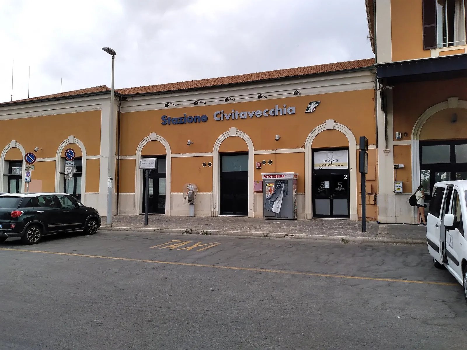 La stazione ferroviaria di Civitavecchia