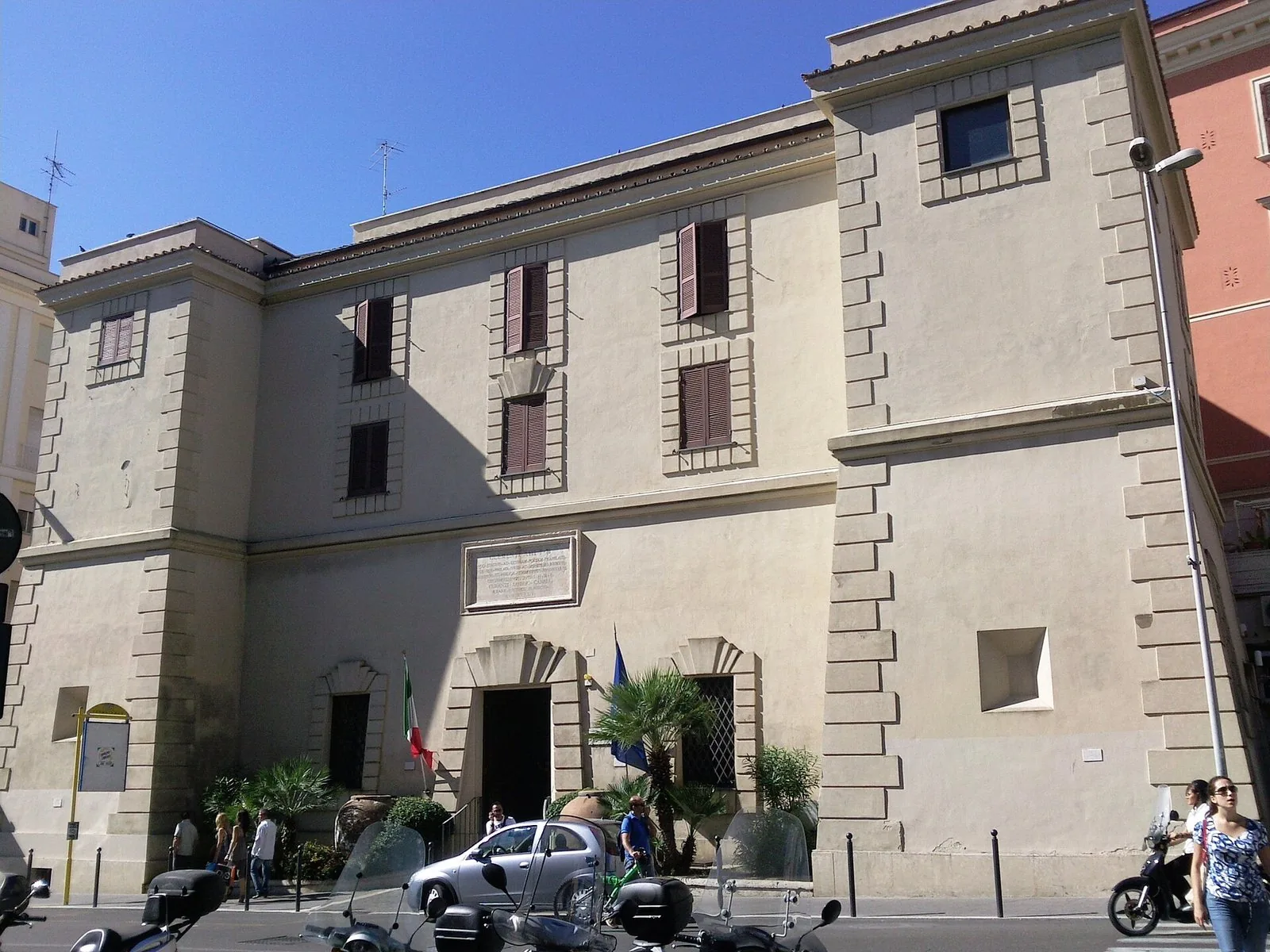 Il palazzo del Museo Archeologico Nazionale di Civitavecchia